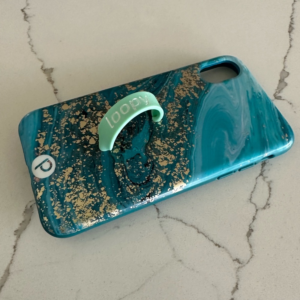 Blue Jasper Loopy Original - iPhone X Case